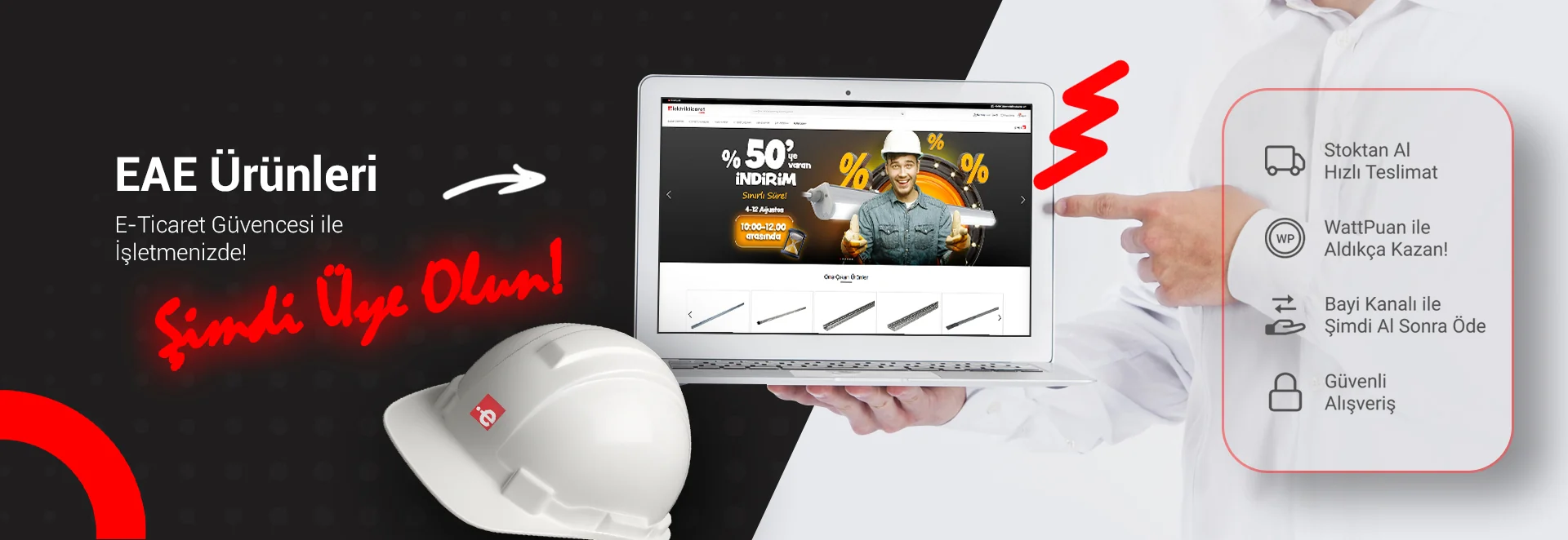 Üye Ol! Elektrik Ticaret