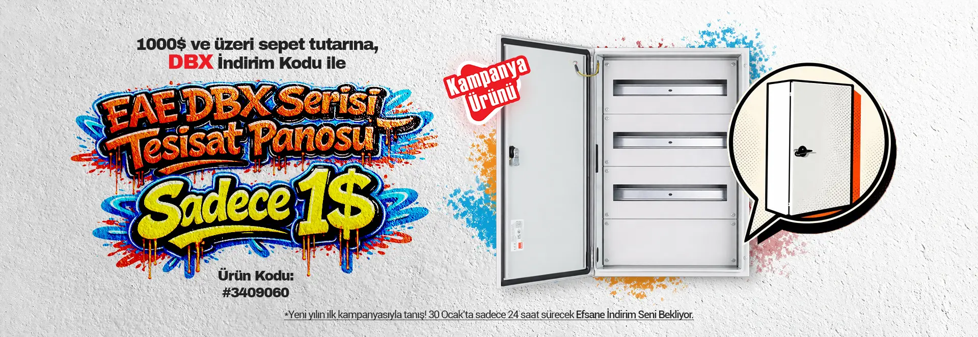 EAE DBX Dağıtım Panosu Kampanyası